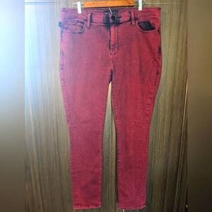 🔥HP🔥 Rock and Republic Berlin Jeans in Maroon Dark Stone Wash, 16